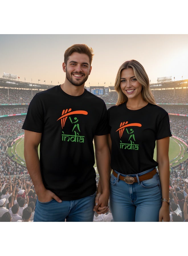 India Cricket World Fans Tshirts Supporting The India Jersey Tshirts For Men,Women ,Kids To Win The Cup - Image 2
